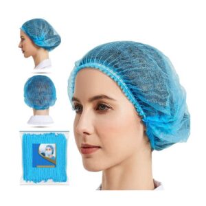 Lightweight disposable hairnet from Alkahf Group, Dubai — breathable non-woven head cover for food, medical, and industrial hygiene use.
